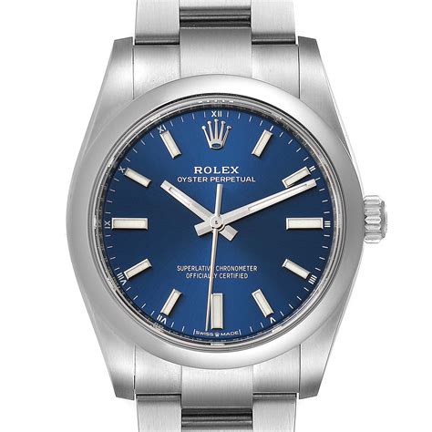 13268 rolex oyster perpetual blue dial